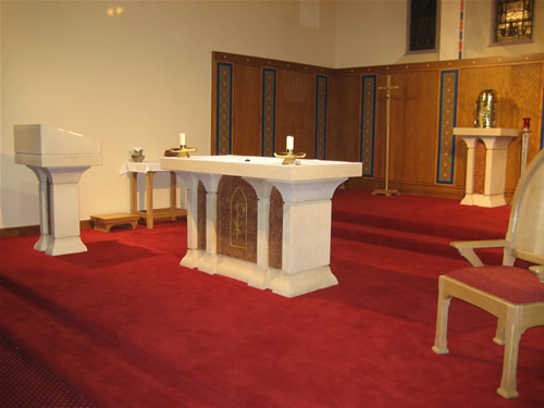 The Sanctuary with all the new furniture.