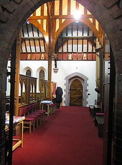 The entrance to the Church 